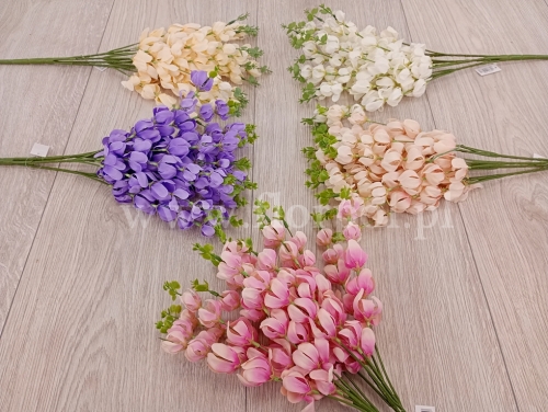 bukiet cieniowane, kuliste kwiaty - karton 48szt mix (3A0901)