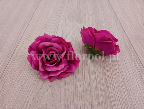 róża wyrobowa otwarta Sonia 12szt #XYPU314 dk.fuchsia (FME073349)