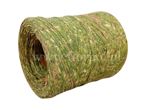 Rafia włoska 200m 1szt  moro (1927-2601)