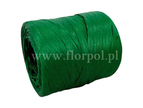 Rafia włoska 200m 1szt  szmaragd (671-20)