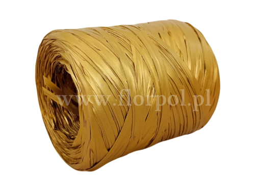 Rafia włoska 200m 1szt  1szt  złoty (671-76)