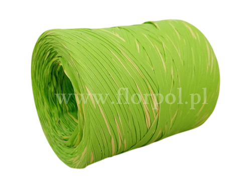 Rafia włoska 200m 1szt  zielono-żółta (043-265)
