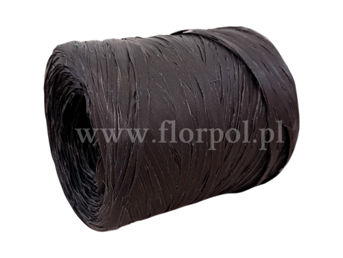 Rafia włoska 200m 1szt  czarny (671-89)