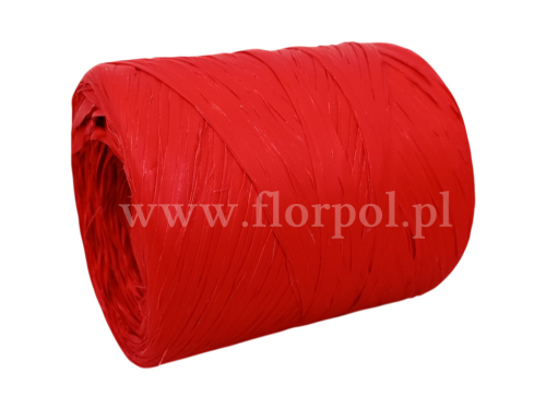Rafia włoska 200m 1szt   czerwony (671-00)