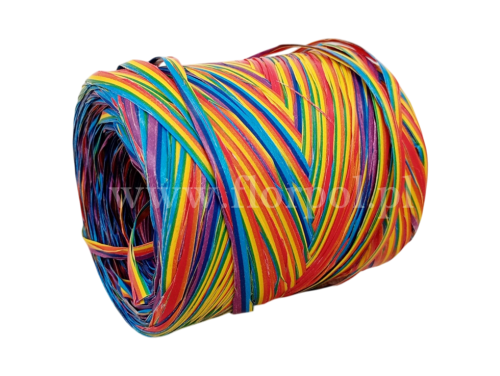 Rafia włoska 200m 1szt tęczowo-niebieski (2395-9901)