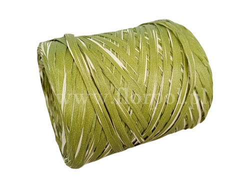 Rafia syntetyczna 200m 1szt col. 65/41 seledyn/oliwka