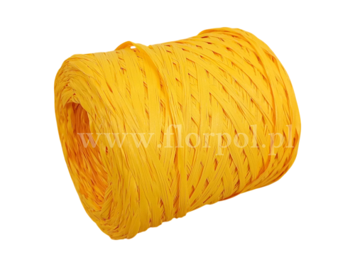Rafia syntetyczna 200m 1szt  col.02 żółty