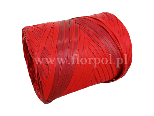 Rafia syntetyczna 200m 1szt  col 200 czerwony/bordo
