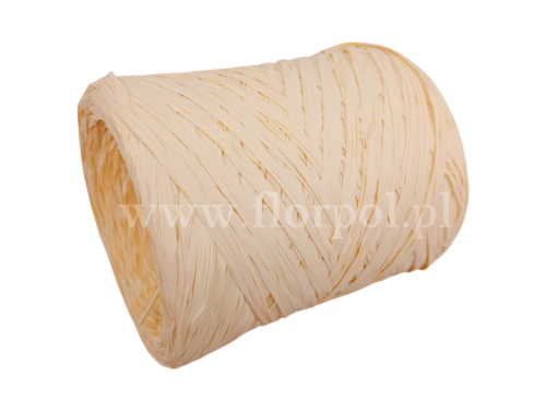 Rafia syntetyczna 200m 1szt  col.25 krem