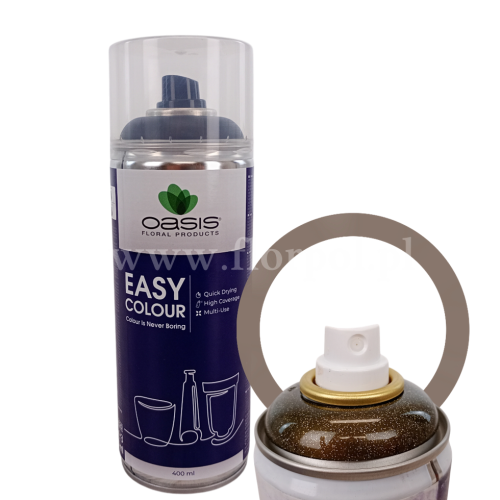  OASIS lakier/brokat EasyColour 400ml złoty 