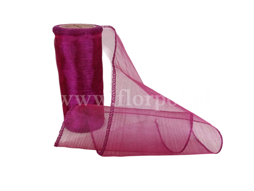 Organza 12CM X 9Y DARK PLUM/ciemna śliwka 1szt 