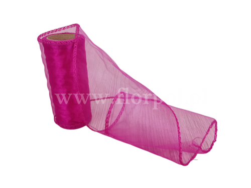  Organza 12CM X 9Y LIGHT PURPLE/fiolet 1szt 