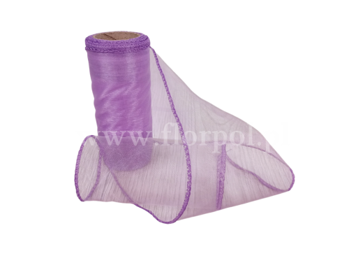  Organza 12CM X 9Y  HEATHER/jasny fiolet 1szt 