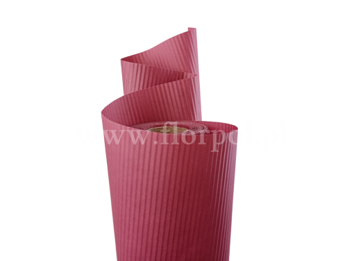 Papier karbowany 1szt #28 bordo