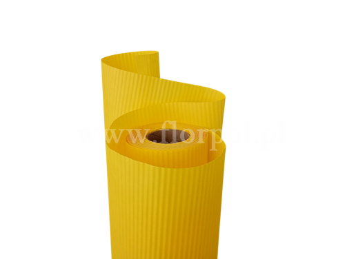 Papier karbowany 50/10 1szt  #02 żółty