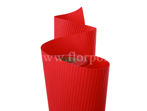 Papier karbowany 50/10 1szt  #00 czerwony