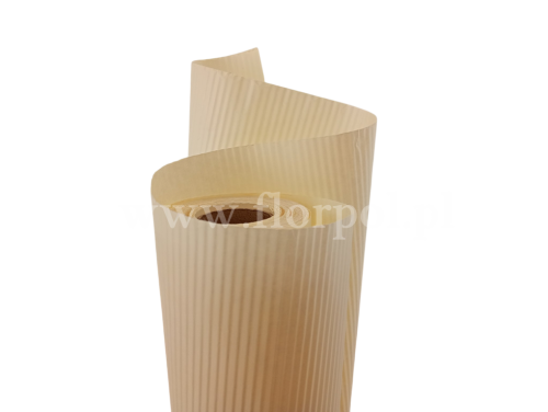 Papier karbowany 50/10 1szt #25 krem