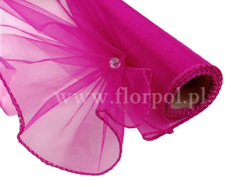 Organza 40CM X 9Y LIGHT PURPLE/jasny fiolet1szt