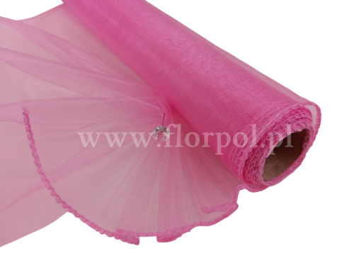 Organza 40CM X 9Y PINK/róż 1szt