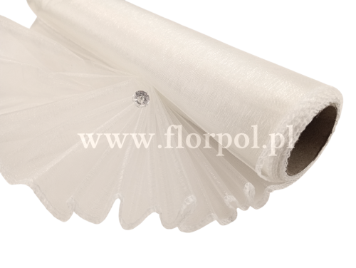 Organza 40CM X 9Y ECRU/ecri 1szt