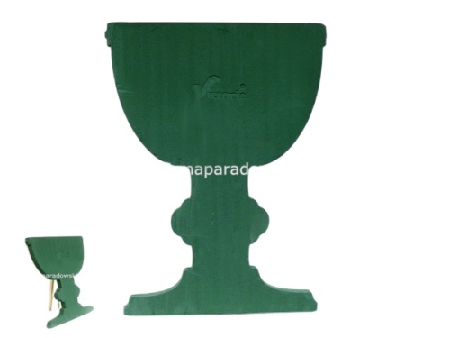 Kielich  gąbka florystyczna VICTORIA 1szt zielony - produkt na zamówienie 