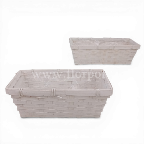 Osłonka - prostokątna kolor większa 1szt biały (*21845)