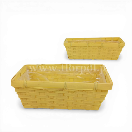 Osłonka - prostokątna kolor mniejsza 1szt żółty (*21836)