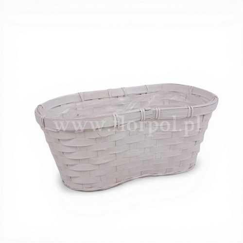 Osłonka - nerka kolor mniejsza 1szt biały lakier(*16390/NR)