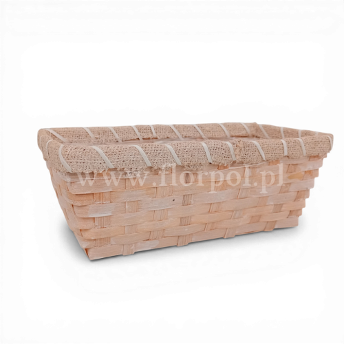 Osłonka - prostokątna kolor juta 1szt morelowy (*21836)