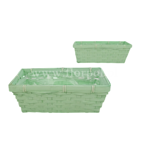 Osłonka - prostokątna kolor mniejsza 1szt jasna zieleń (*21836)