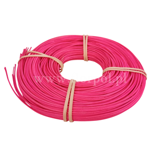 rattan krążek 1szt róż 