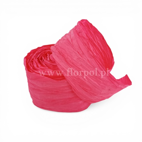 wstążka papierowa 1szt różowy 