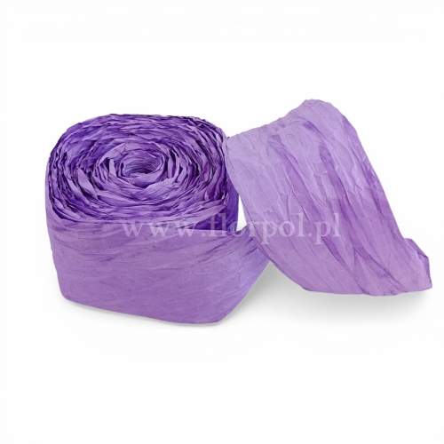 wstążka papierowa 1szt fiolet 