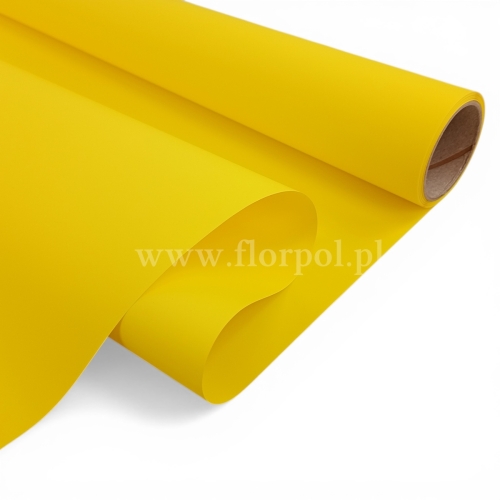 Folia do kwiatów kolor - gładka 1szt #8AP żółty
