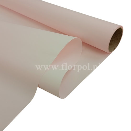 Folia do kwiatów kolor - gładka 1szt #2 delikatny róż