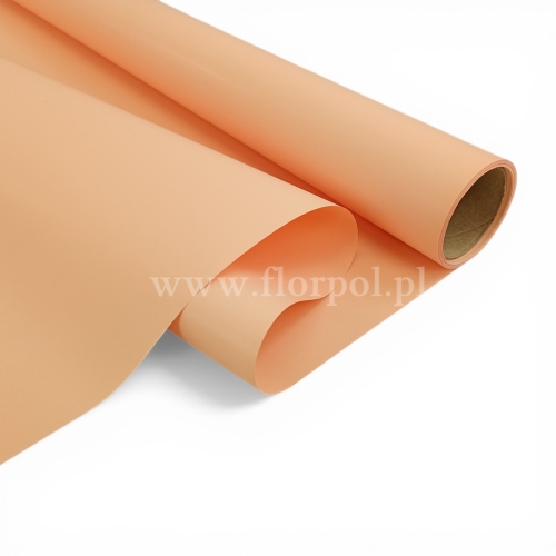 Folia do kwiatów kolor - gładka 1szt #16 morela