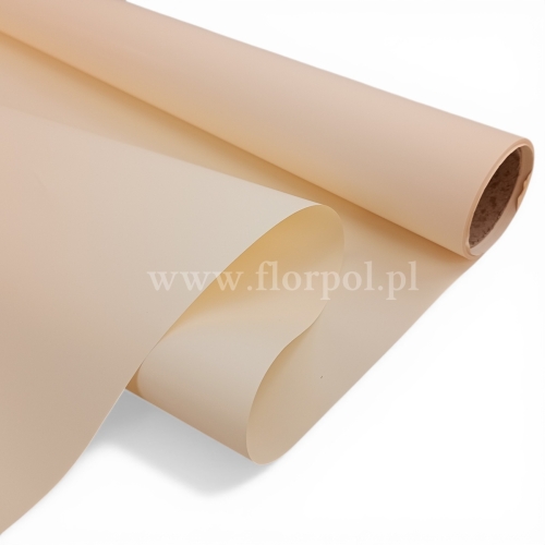 Folia do kwiatów kolor - gładka 1szt #14 j.wanilia