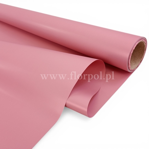 Folia do kwiatów kolor - MAT 1szt #MAT05 brudny róż