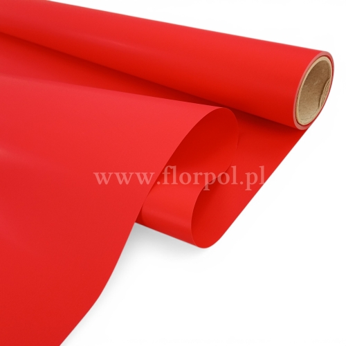 Folia do kwiatów kolor - MAT 1szt #MAT22 czerwony