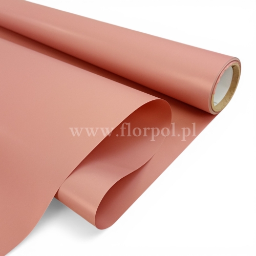 Folia do kwiatów kolor - MAT 1szt #MAT05 brudny róż