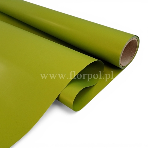 Folia do kwiatów kolor - MAT 1szt #MAT10 oliwa