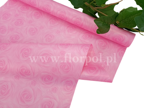folia do kwiatów 1szt #38 pud.róż  (RÓŻE MAT)