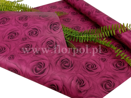 folia do kwiatów 1szt #36 magenta (RÓŻE MAT)