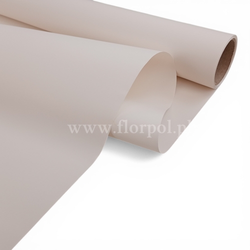 Folia do kwiatów kolor - gładka 1szt #55 ecru