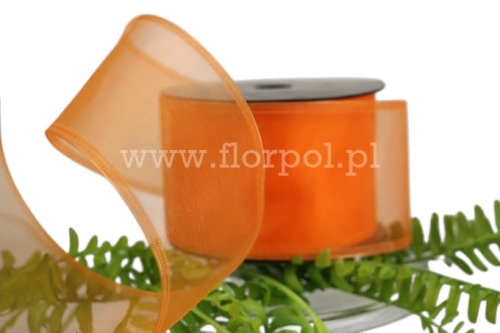 Wstążka – szyfon z drucikiem 7/9 1szt karotka