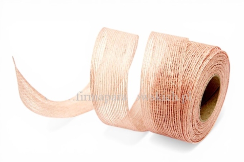wstążka jutowa barwiona 3cm/8m 1szt p. róż 