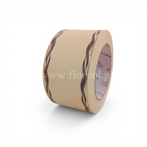 Szarfa pogrzebowa czysta złoty pasek 6/50 1szt krem (113073_04-45-00)