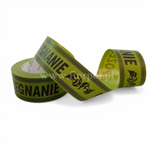 Wstążka pogrzebowa drukowana 5/50 1szt oliwka (113353_36-45-00)