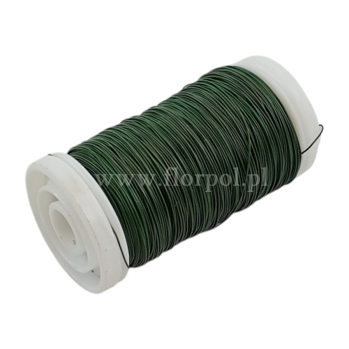 Drucik florystyczny cienki na szpulce 100g zielony 