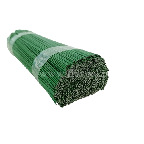 Drut cięty 0.7/130mm - 0,5kg zielony